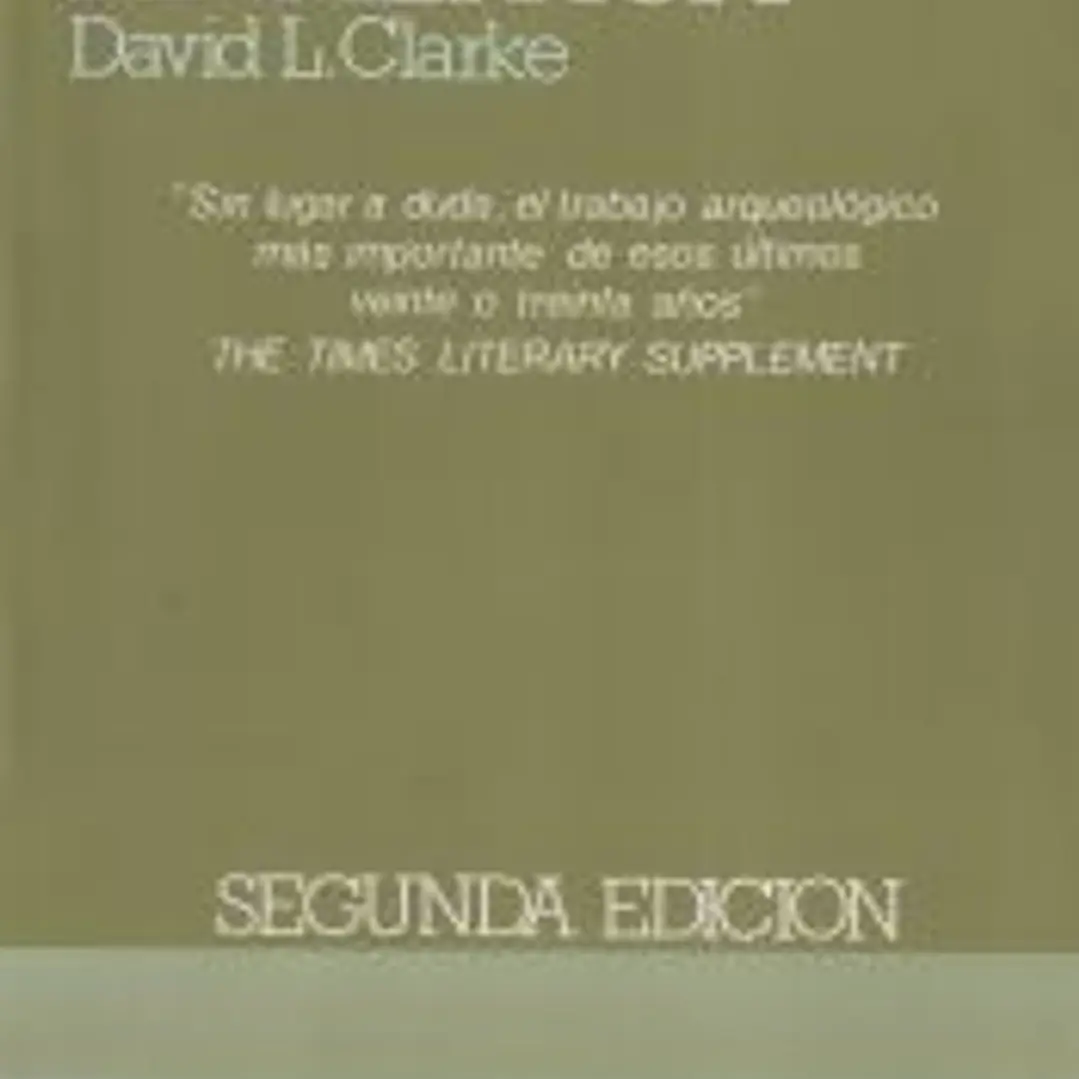 ARQUEOLOGÍA ANALÍTICA 1