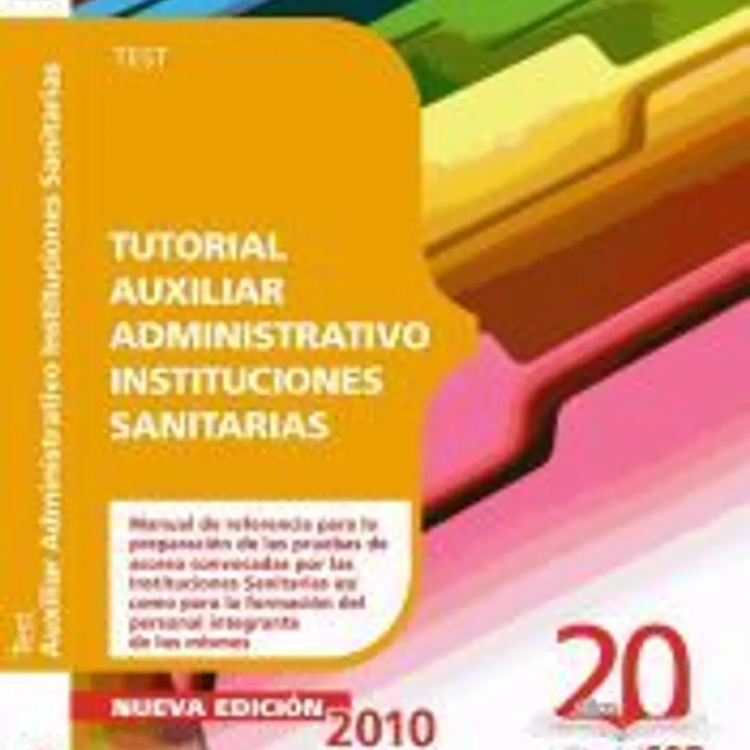 Tutorial Auxiliar Administrativo Instituciones Sanitarias. Test 1