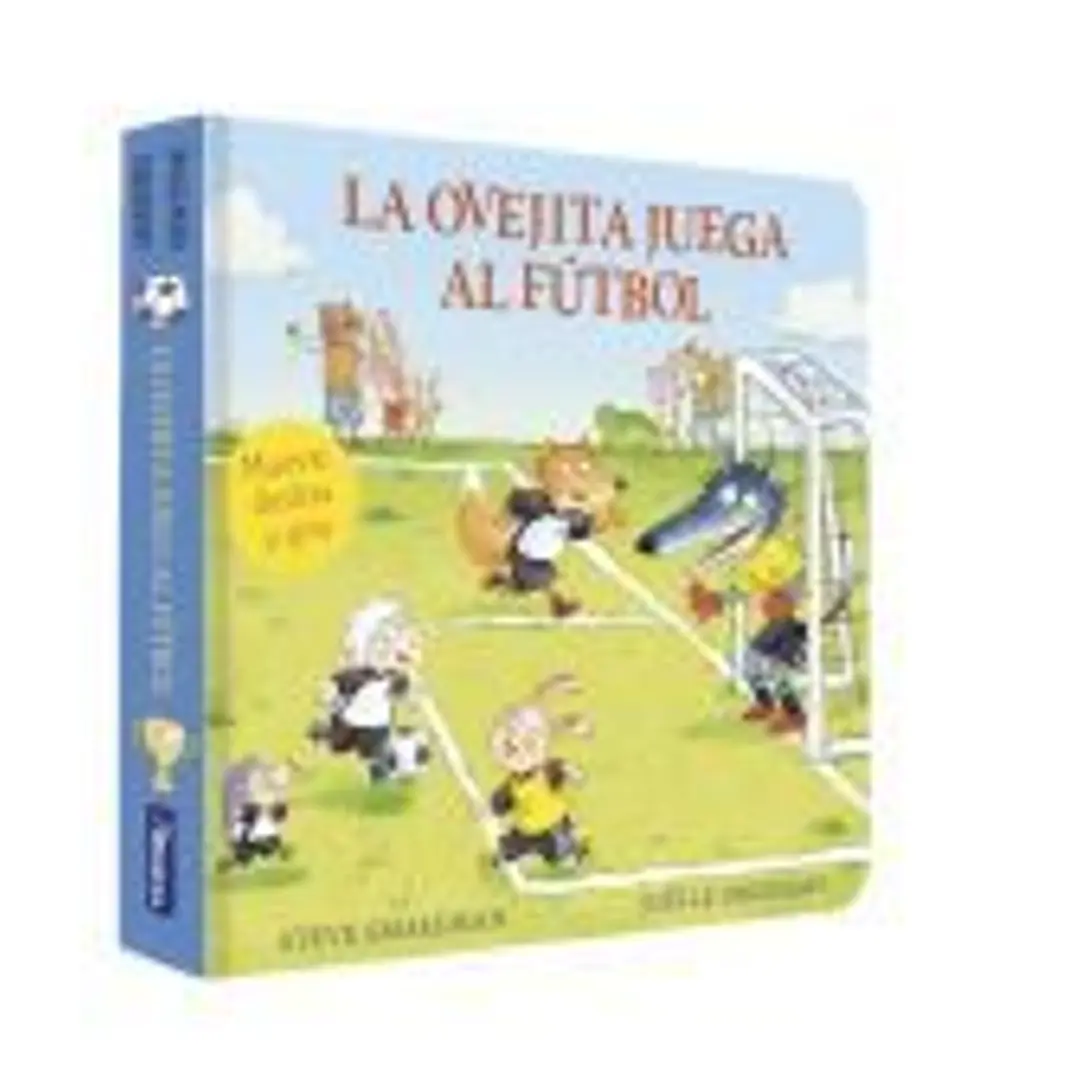 La ovejita juega al fútbol (La ovejita que vino a cenar. Libro de cartón con mecanismos) 1