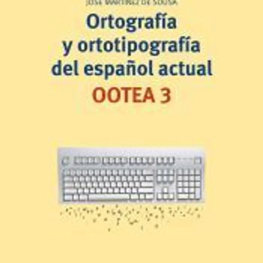Ortografía y ortotipografía del español actual 1