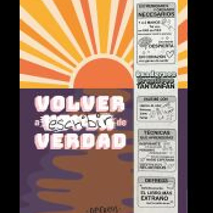 Cuaderno creativo: Volver a escribir de verdad 1