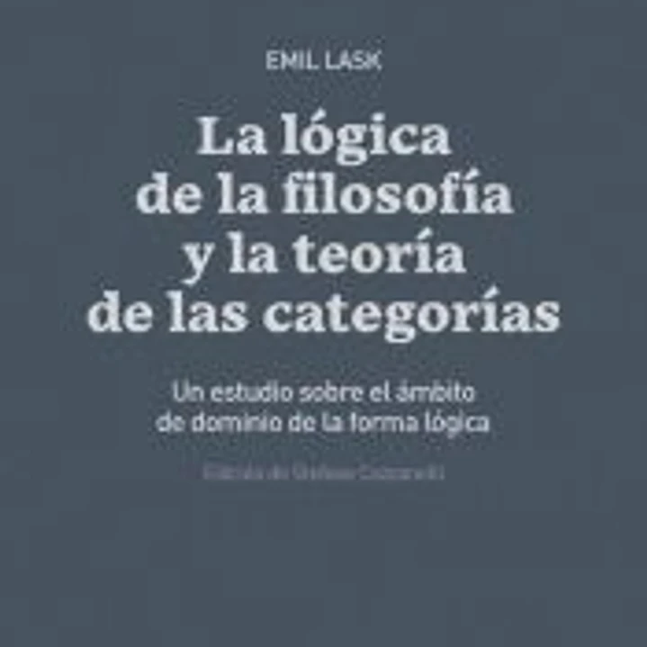 La lógica de la filosofía y la teoría de las categorías 1