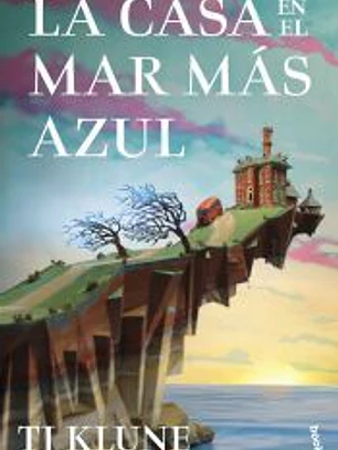 La casa en el mar más azul