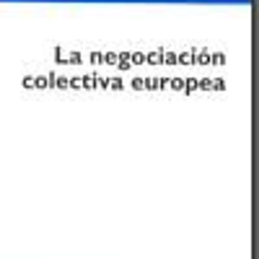 La negociación colectiva europea 1