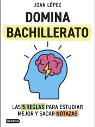 Domina bachillerato. Las 5 reglas para estudiar mejor y sacar notazas