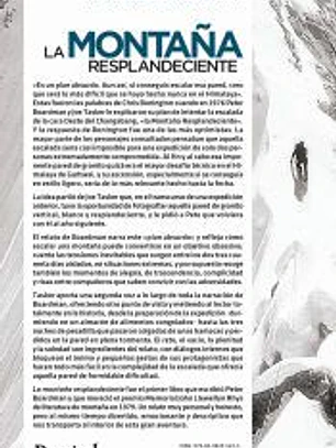 MONTAÑA RESPLANDECIENTE, LA