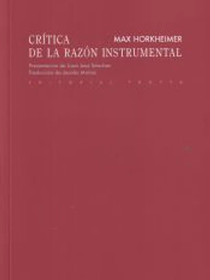 Crítica de la razón instrumental