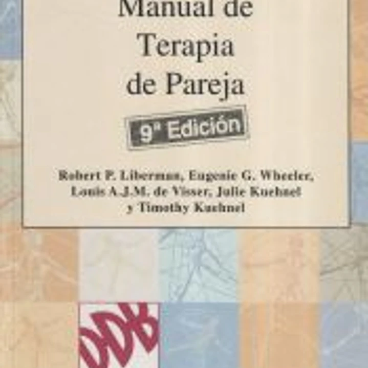 Manual de terapia de pareja. 1