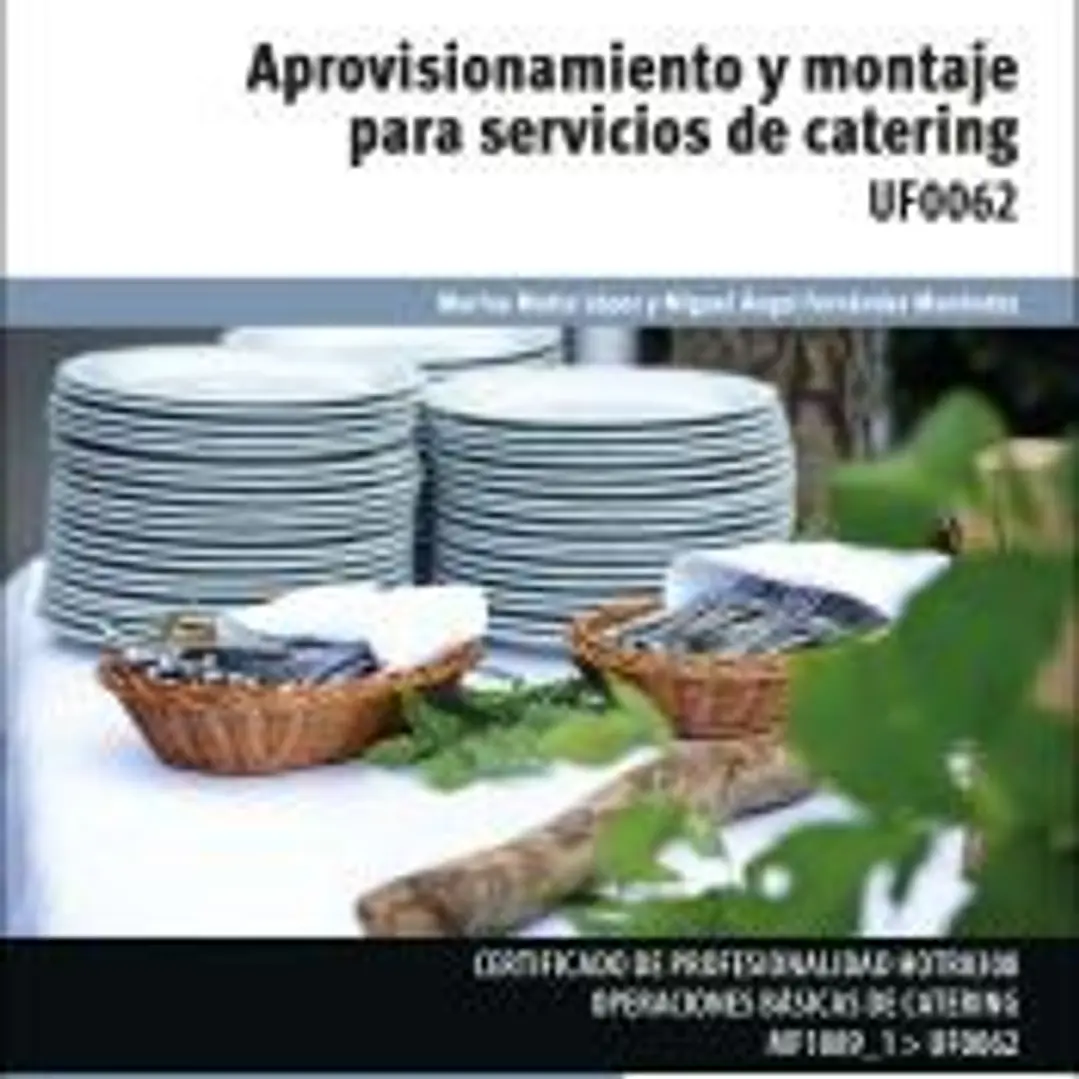 Aprovisionamiento y montaje para servicios de catering 1