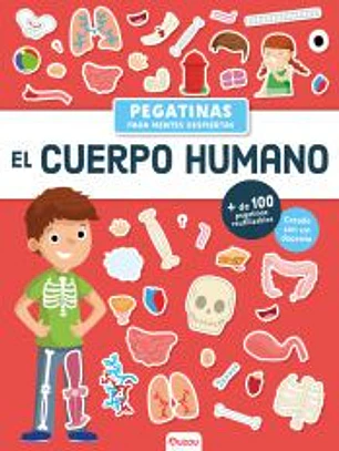 Pegatinas para mentes despiertas. El cuerpo humano