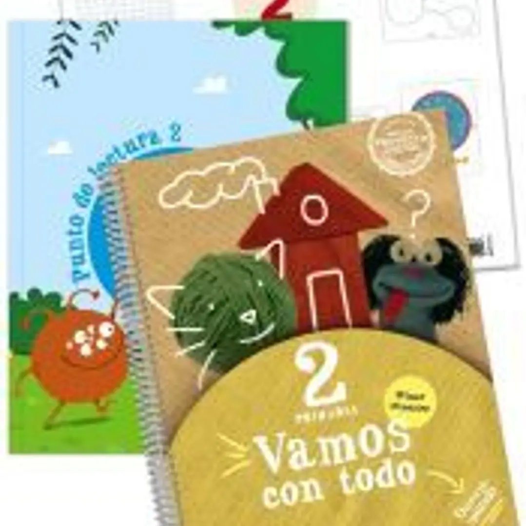 Vamos con todo 2. Primer trimestre. + Punto de lectura 2 + Material manipulativo. 1