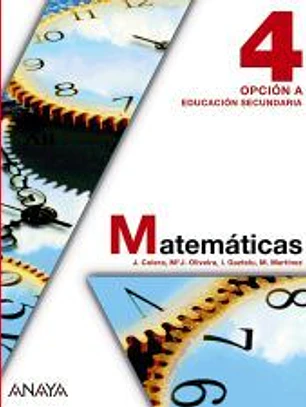 Matemáticas 4. Opción A.