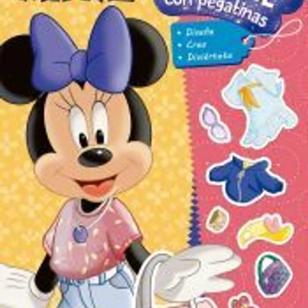 Minnie. Vísteme con pegatinas 2 1