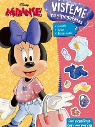 Minnie. Vísteme con pegatinas 2