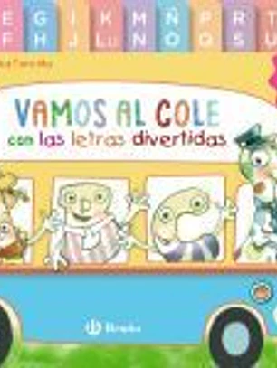 Vamos al cole con las letras divertidas