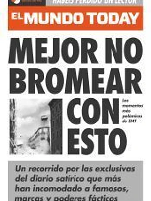 Mejor no bromear con esto
