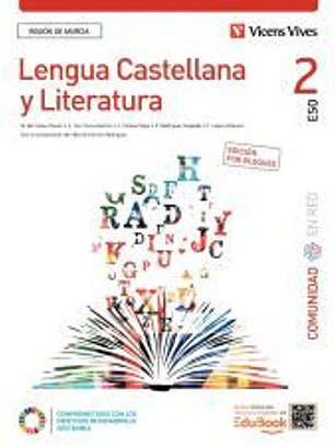 Lengua Castellana y Literatura 2. (Comunidad en Red). Región de Murcia. Edición bloques