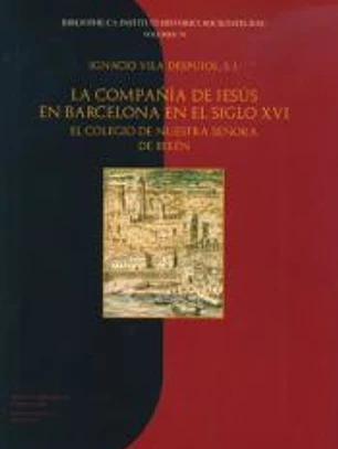 COMPAÑIA DE JESUS EN BARCELONA EN EL SIGLO XVI