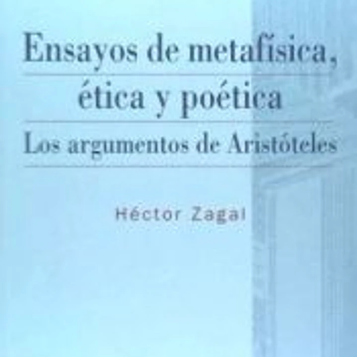 ENSAYOS DE METAFISICA ETICA Y POETICA 1