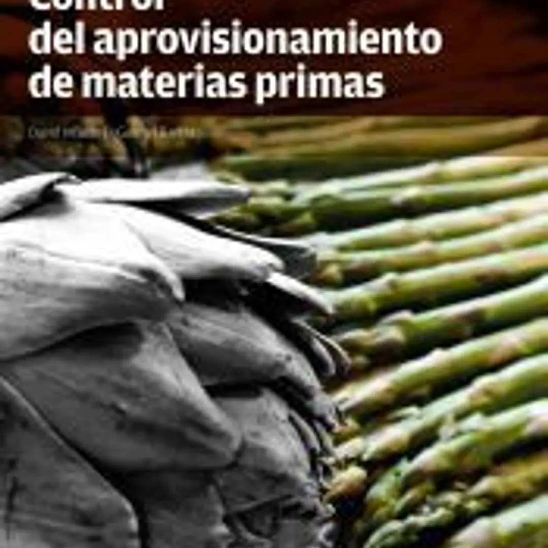 control aprovisionamiento de materia primas módulos transversales 1