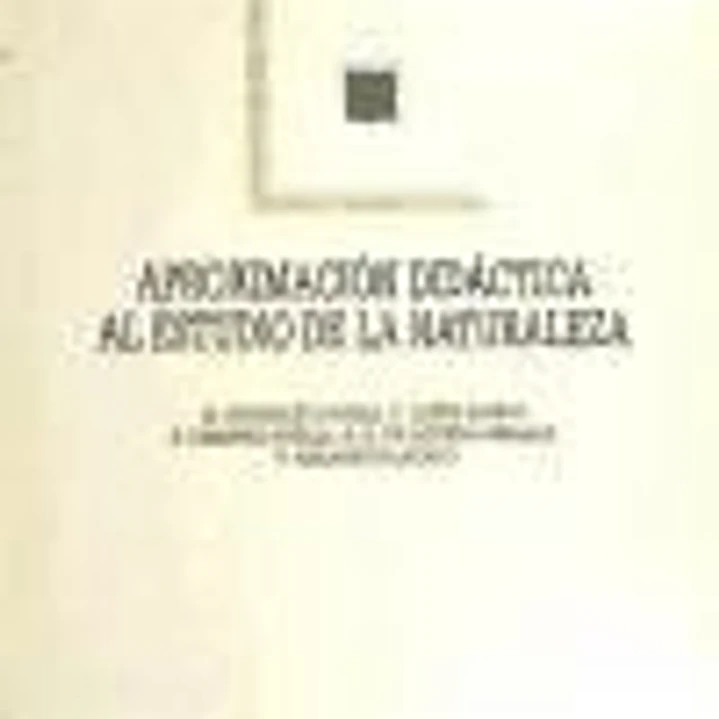 Aproximación didáctica al estudio de la naturaleza: la naturaleza de la Comunidad de Madrid 1