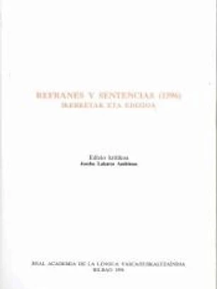 Refranes y sentencias (1596)