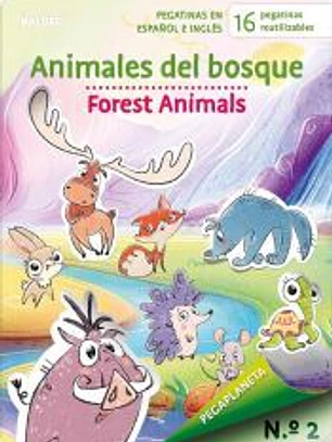 PEGAPLANETA 2. Animales del bosque - Forest Animals