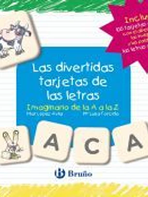 Las divertidas tarjetas de las letras