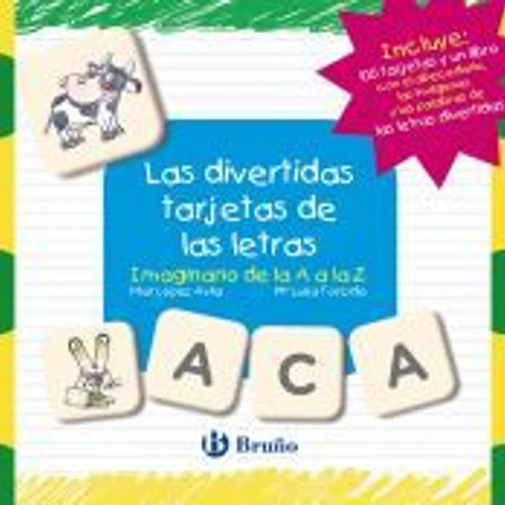 Las divertidas tarjetas de las letras 1
