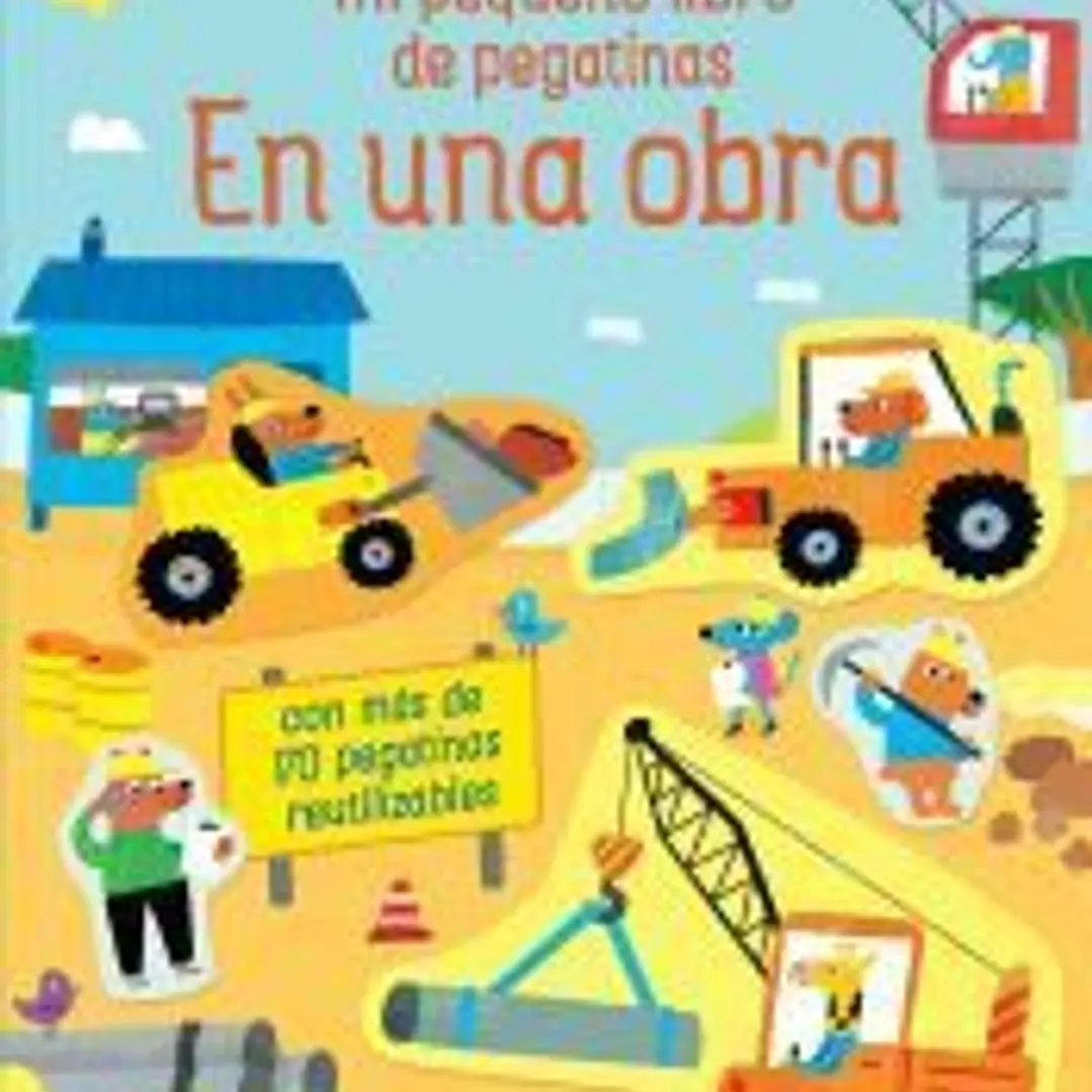 EN UNA OBRA MI PEQUEÑO LIBRO PEGATINAS 1
