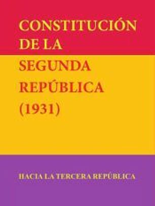 Constitución de la Segunda República 1931
