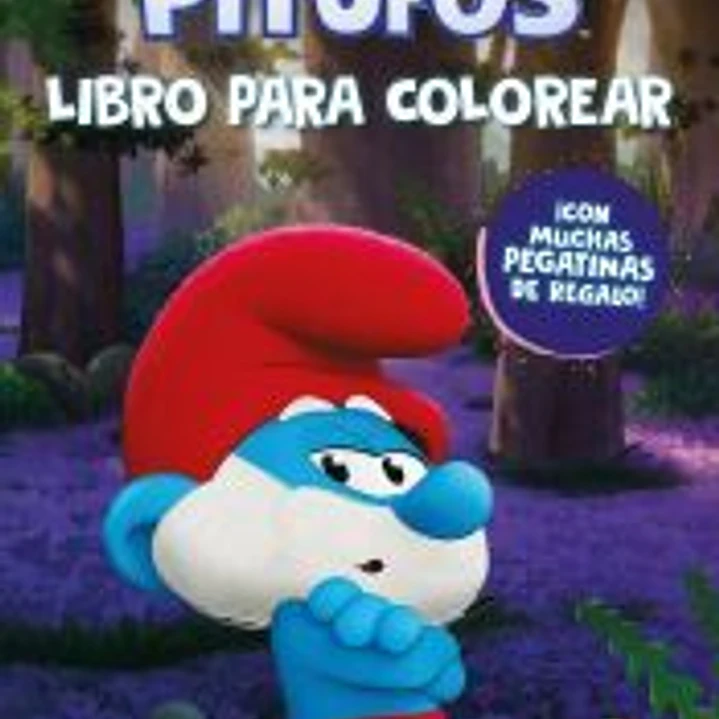 Pitufos. Libro para colorear: Con pegatinas 1