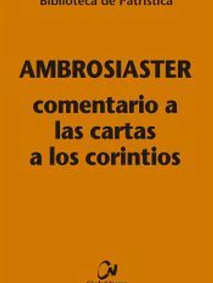 Comentario a las Cartas a los Corintios [Bpa, 104]