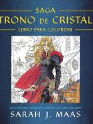 Trono de cristal: Libro para colorear