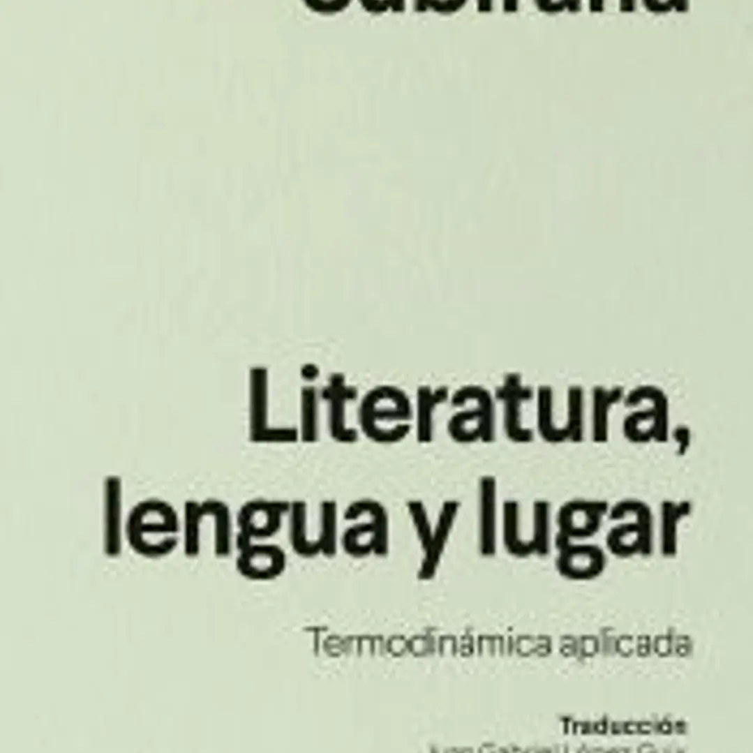 Literatura, lengua y lugar 1