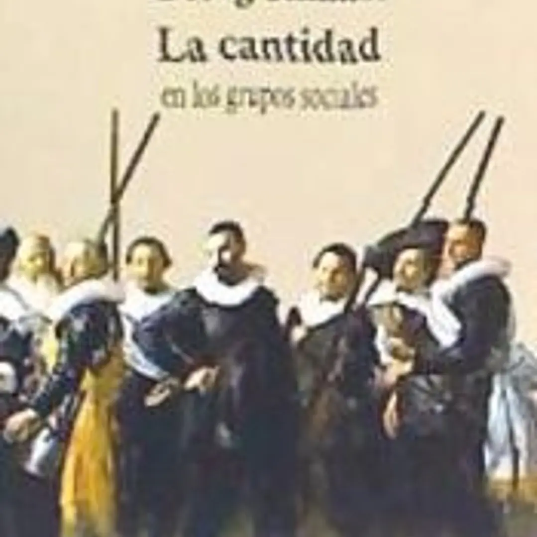 La cantidad. En los grupos sociales 1
