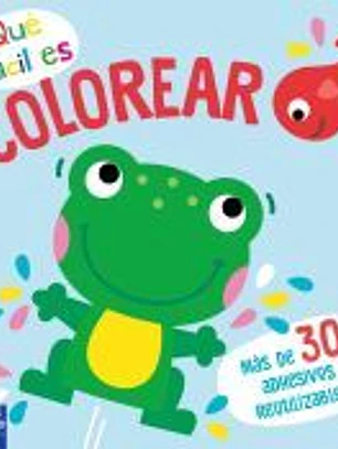 QUE FACIL ES COLOREAR. RANA