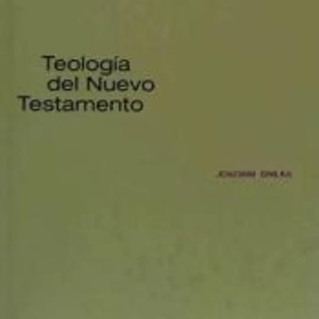Teología del Nuevo Testamento 1