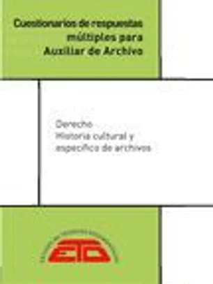Cuestionarios de respuestas múltiples para Auxiliar de Archivo. 2025