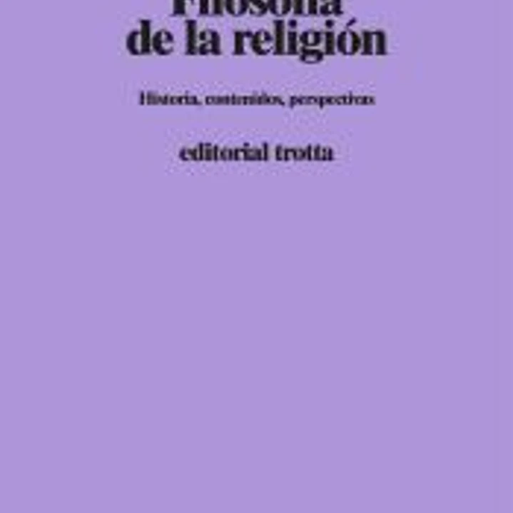 Filosofía de la religión 1