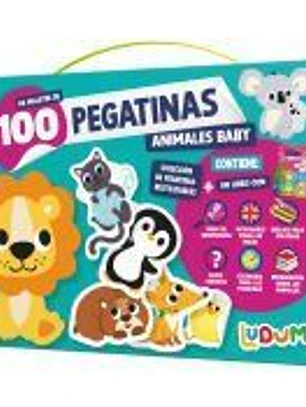LUDUM - MALETIN 100 PEGATINAS - ANIMALES BABY