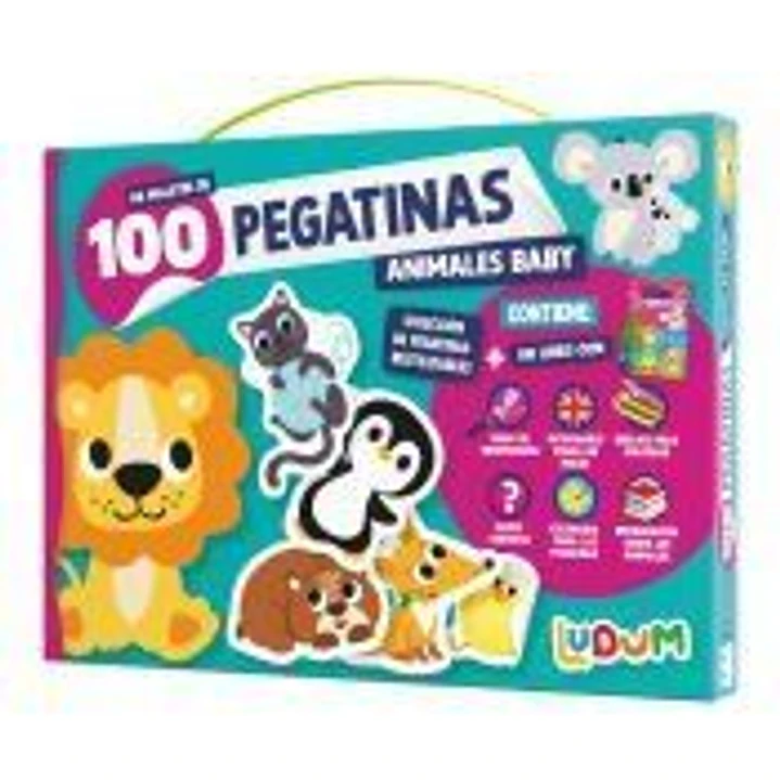 LUDUM - MALETIN 100 PEGATINAS - ANIMALES BABY 1