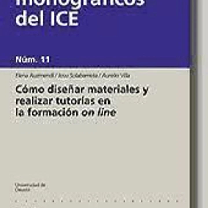 Cómo diseñar materiales y realizar tutorías en la formación on line 1
