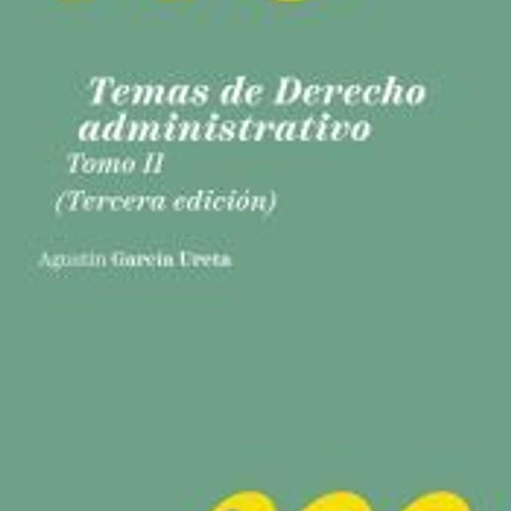Temas de Derecho administrativo. Tomo II 1