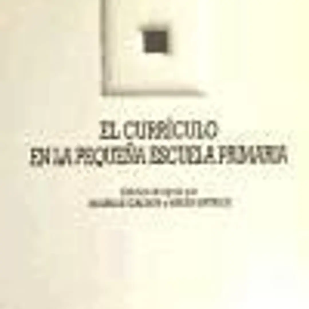 El currículo en la pequeña escuela primaria 1