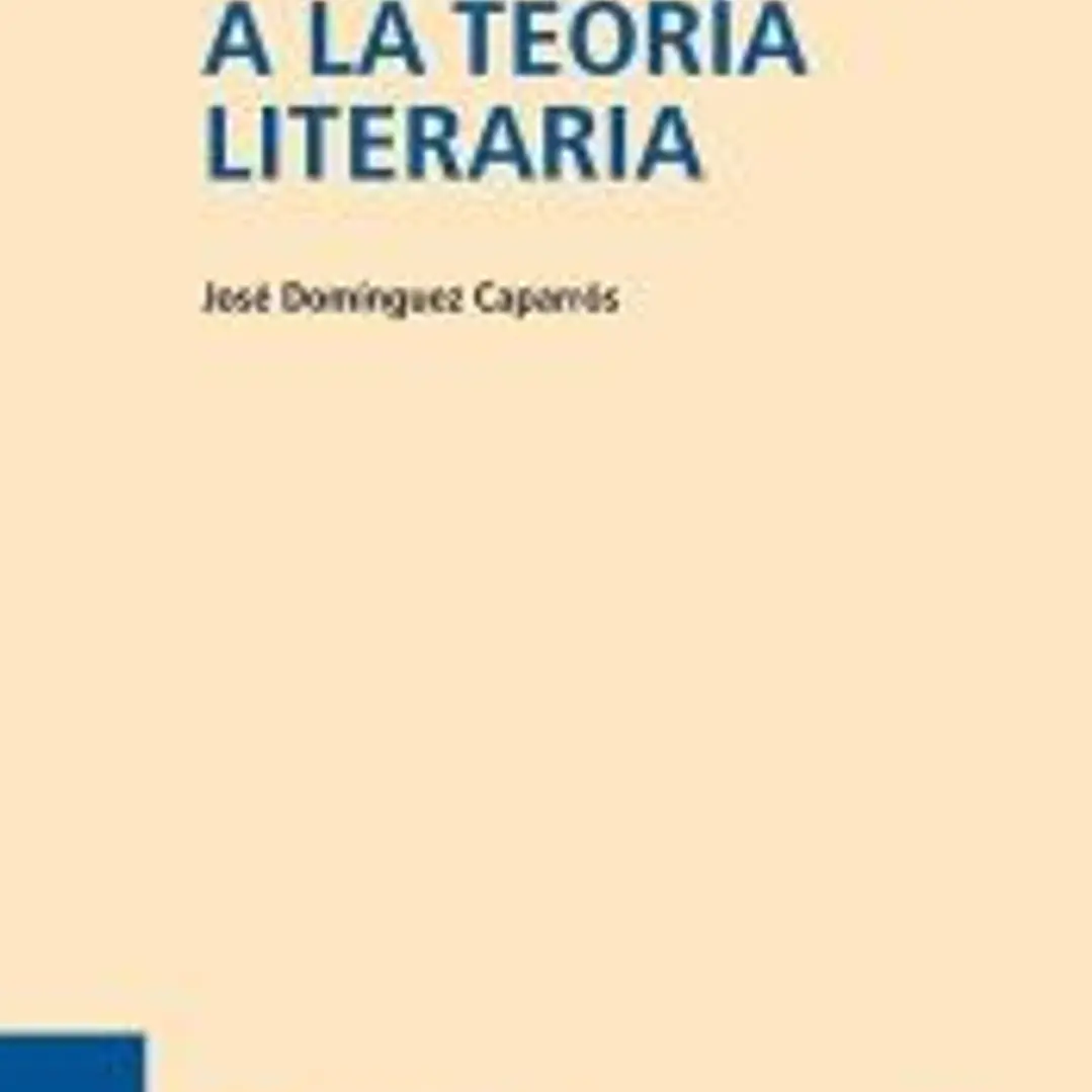 Introducción a la Teoría Literaria 1