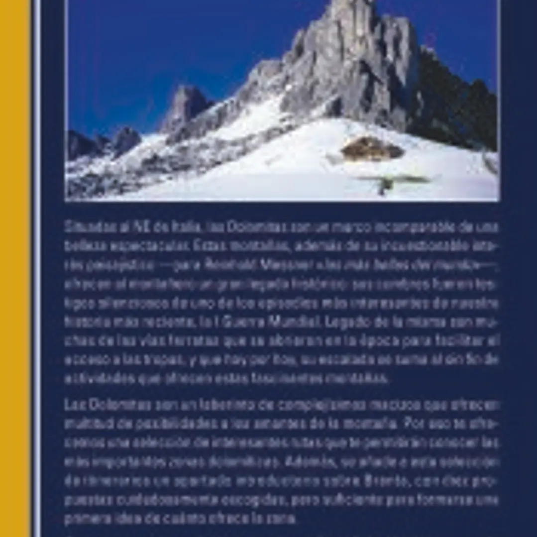 Marchas, ascensiones y ferratas por las Dolomitas y Brenta 1