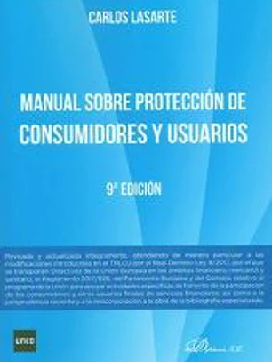 MANUAL SOBRE PROTECCIÓN DE CONSUMIDORES Y USUARIOS