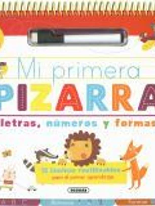 Mi primera pizarra para escribir. Mi primera pizarra de letras, números y formas