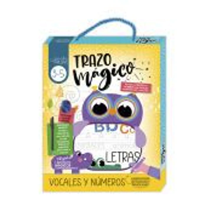 CALIGRAFIA EN RELIEVE ESTUCHE - VOCALES Y NUMEROS 1